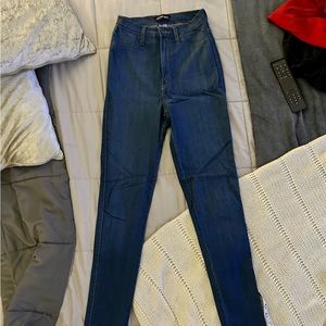 Fashion nova-Classic high waist skinny jeans in medium blue wash